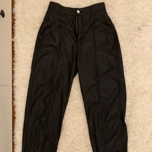 Zara Leather Pants